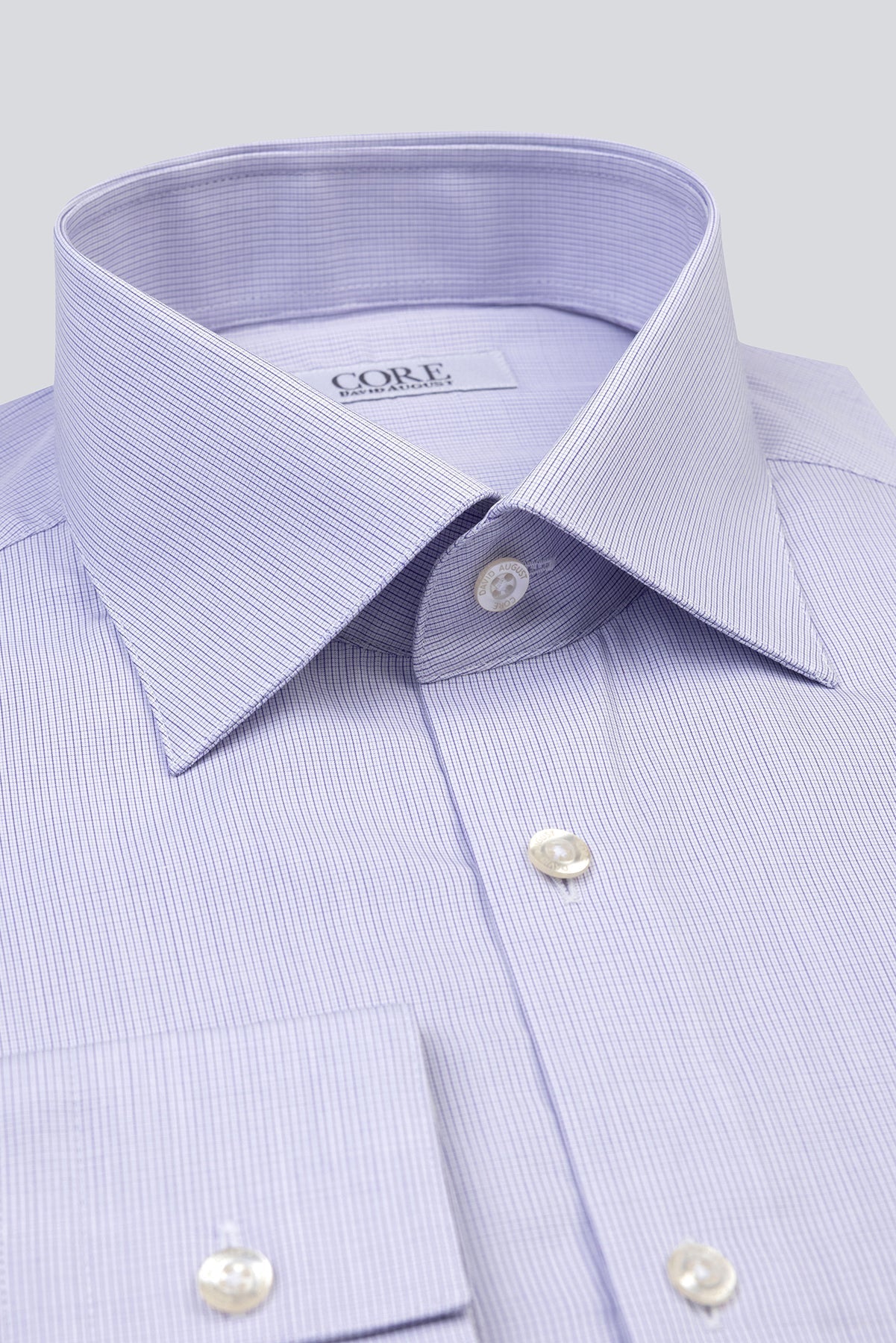 London, Stripes & Checks - Purple Micro Check