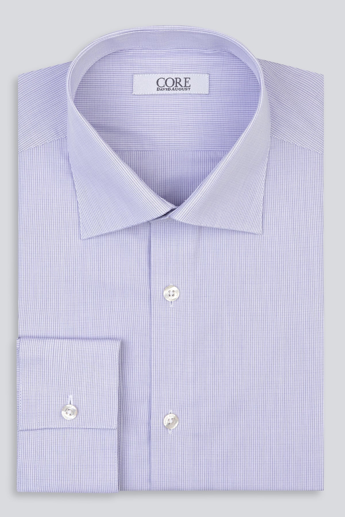 London, Stripes & Checks - Purple Micro Check