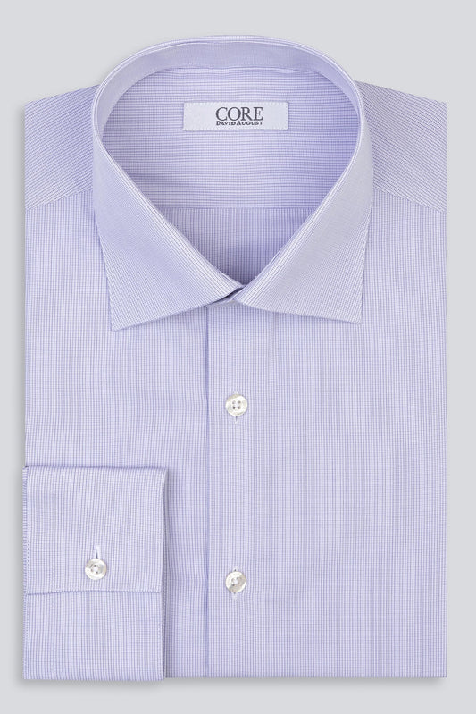 London, Stripes & Checks - Purple Micro Check