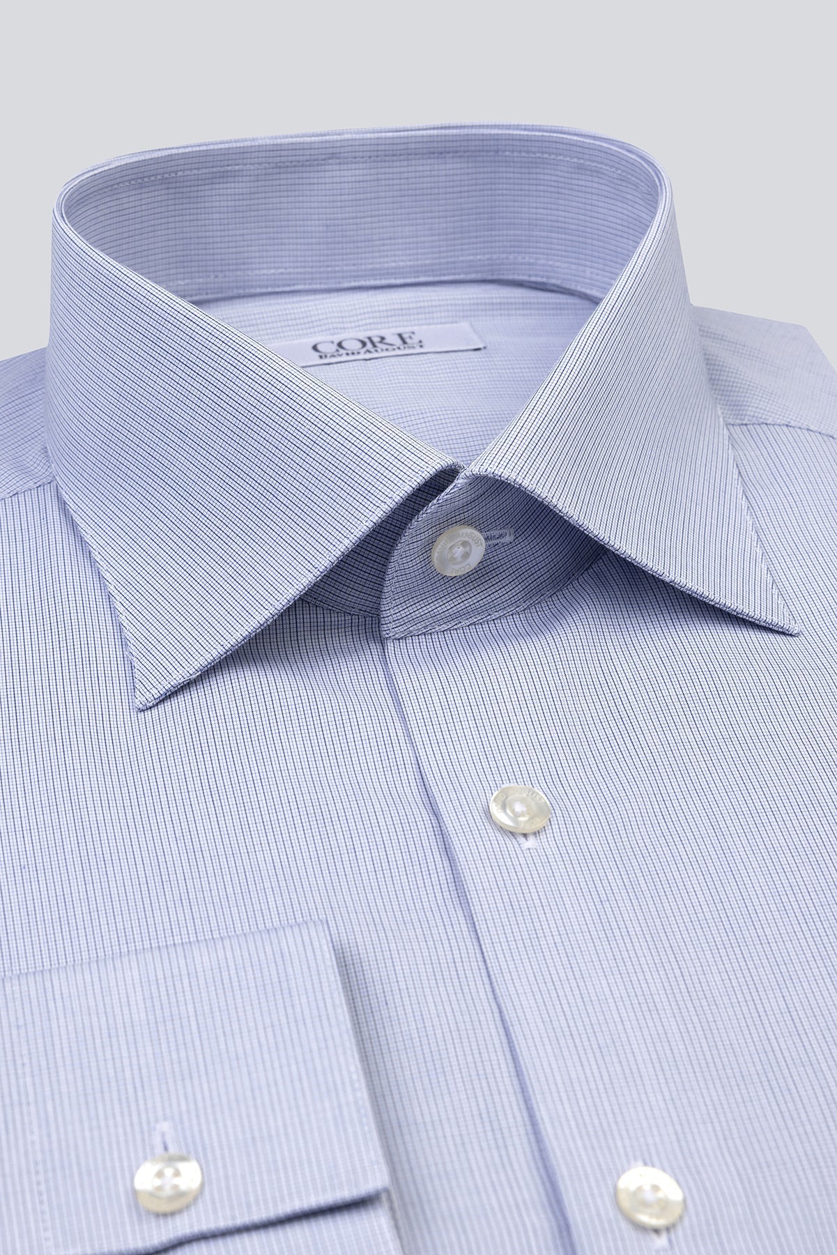 London, Stripes & Checks - Navy Micro Check