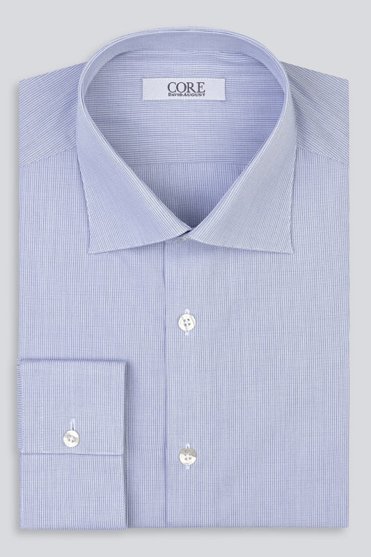 London, Stripes & Checks - Navy Micro Check