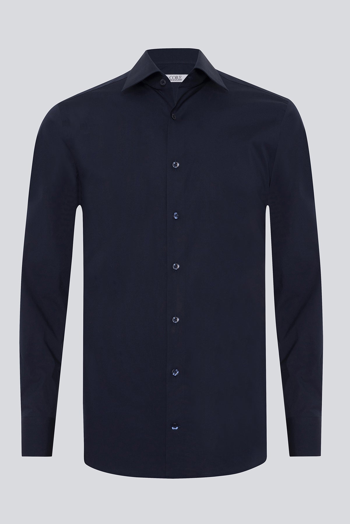 Nerea Stretch Poplin - Navy