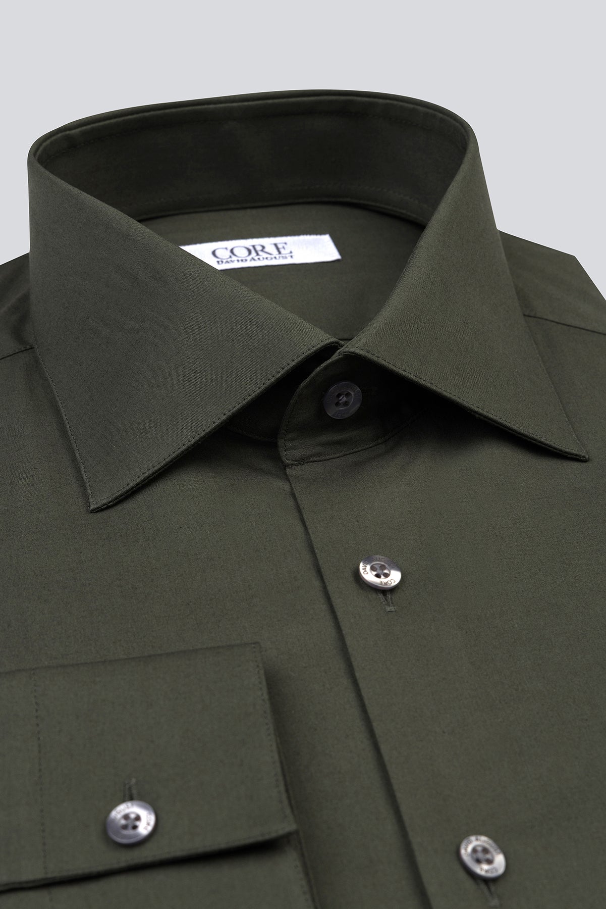 Nerea Stretch Poplin - Olive