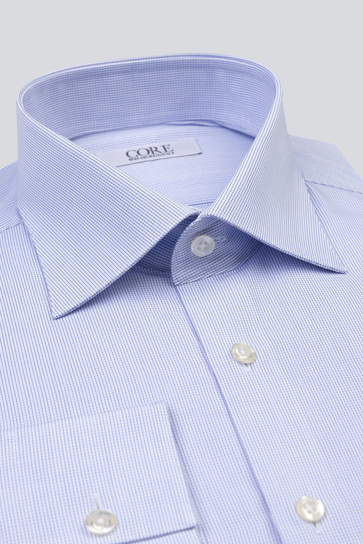 Elegant, Stripes & Checks - Blue Mini Check