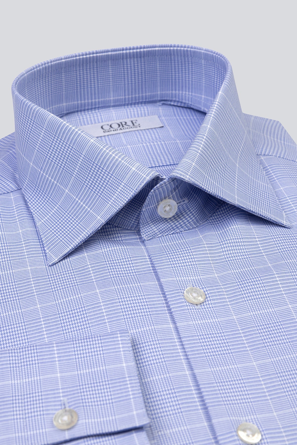 Twill Plaid - Blue / White
