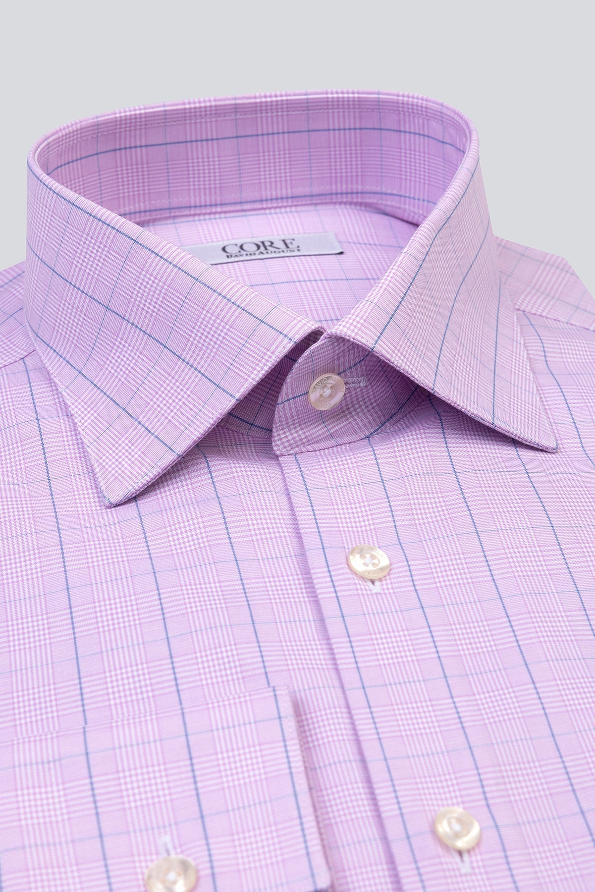 Fuji Window Plaid - Pink Blue White
