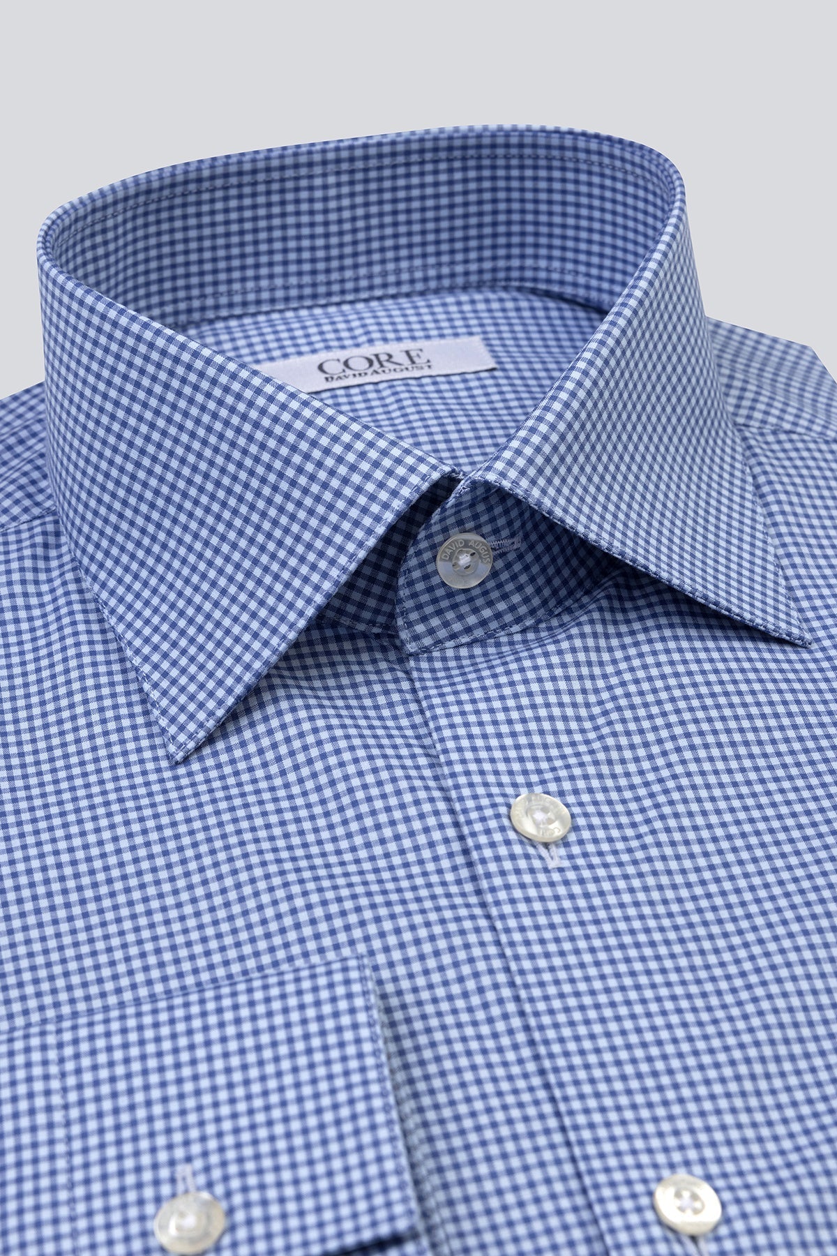 Amelia Organic, Soktas - Lt. Blue / Blue Check