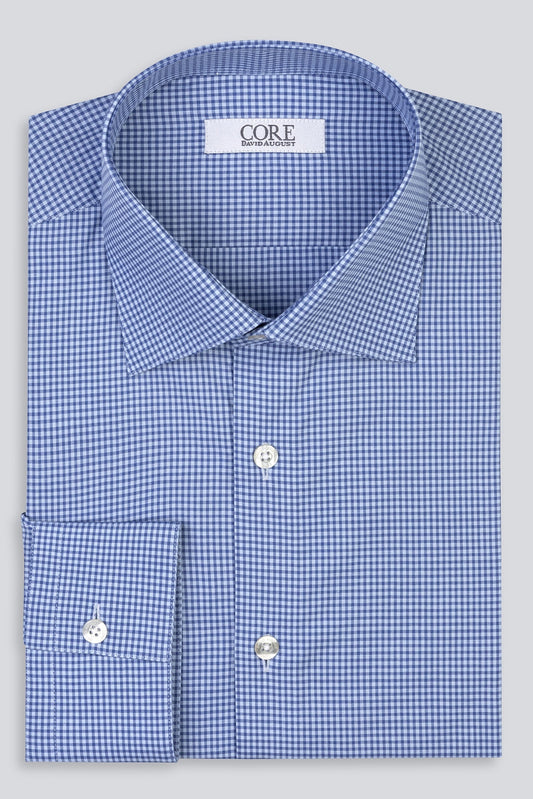 Amelia Organic, Soktas - Lt. Blue / Blue Check