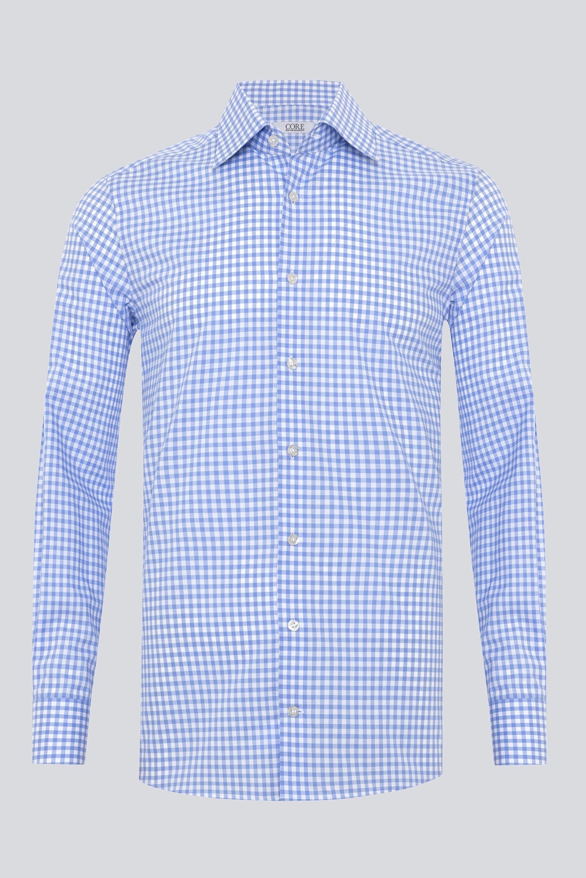 Amelia Organic, Soktas - Blue / White Check